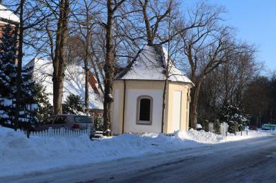 #Winterliche Impressionen aus der Schlossgemeinde Nordkirchen 12.02.2021# - Johannes-von Nepomuk-Kappell Foto Carla Roß